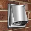 1PC Home Vent Cover Stainless Steel 4-Inch Conical Vent Cover Windproof Rainproof Home Heating Cooling Vents HVAC Accessories