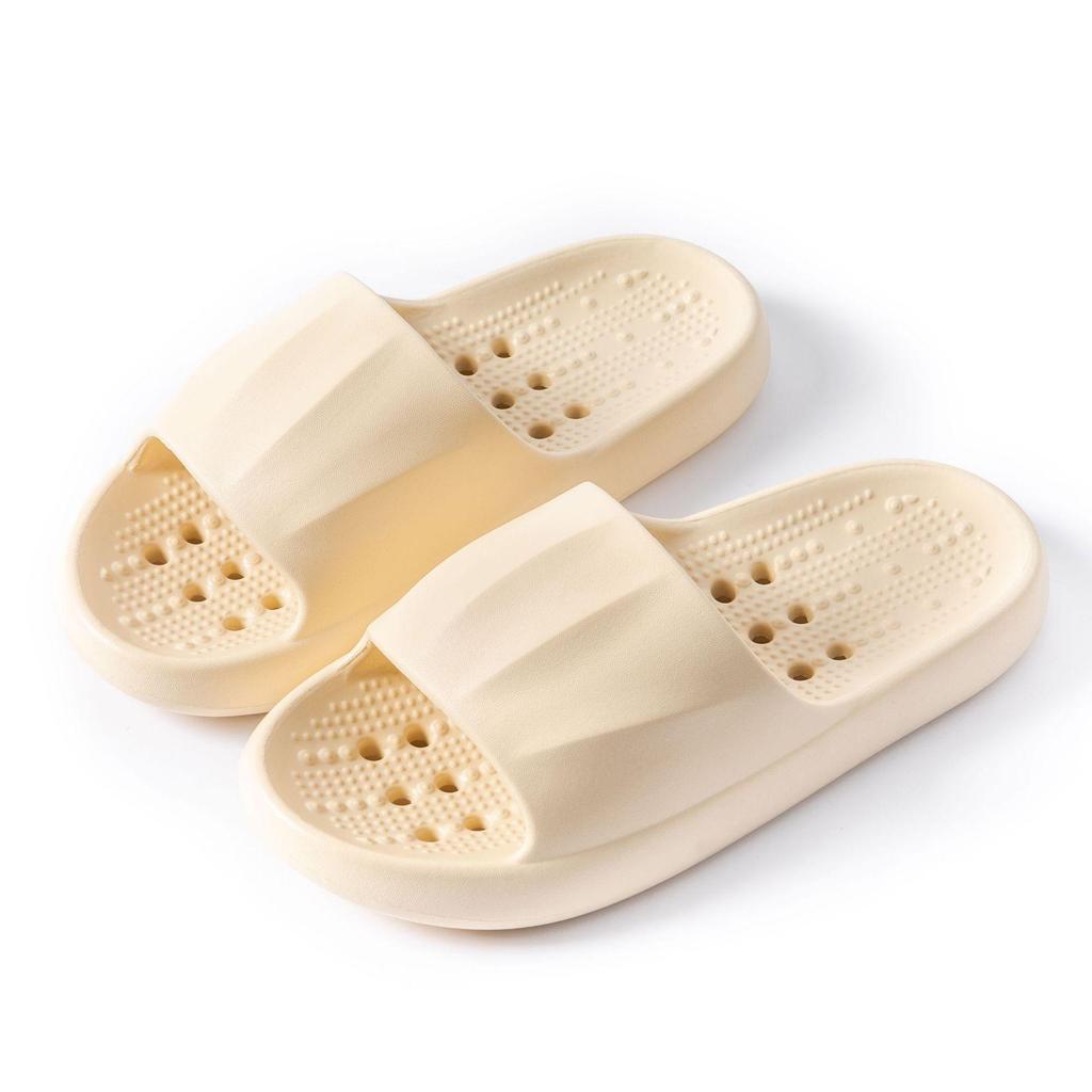Unisex Quick-Drying Non-Slip Bathroom Slippers: Four Seasons Foot Massage, Draining Indoor Home Style 2025