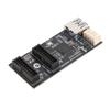 USB 3.2 GEN1 19Pin To Dual 19Pin Expansion Card 19pin To Dual 19 Pin Front Panel Header Splitter Adapter