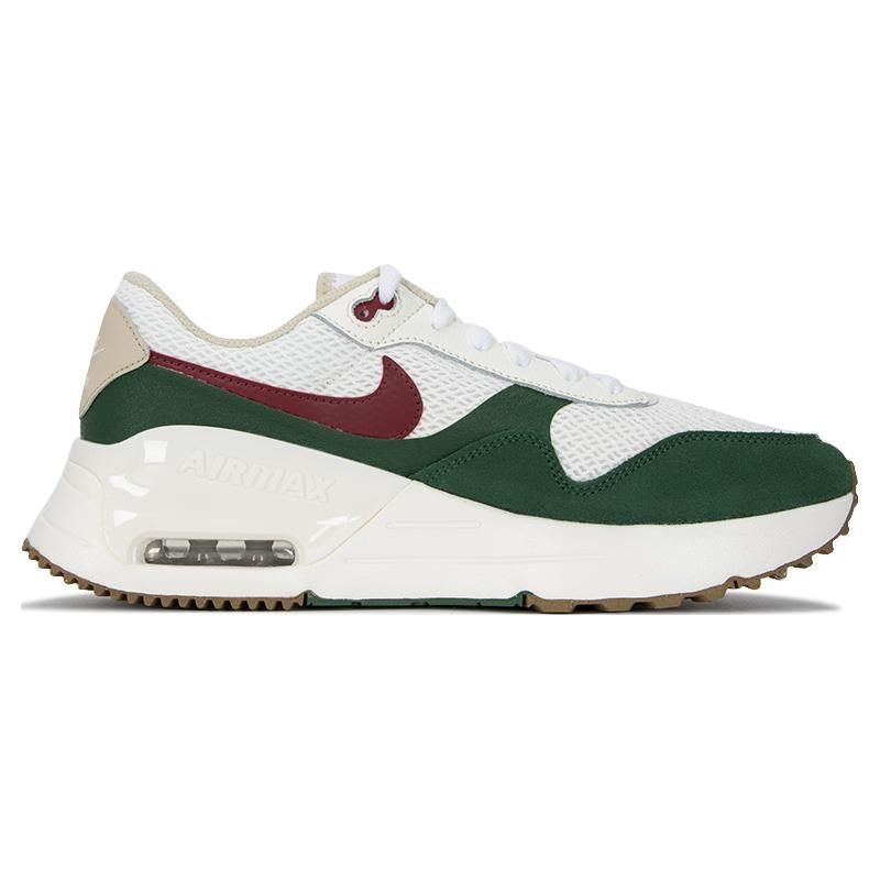 Nike Air Max SYSTM Gorge Green Team Red Men Sneakers White Sail FB7159-161