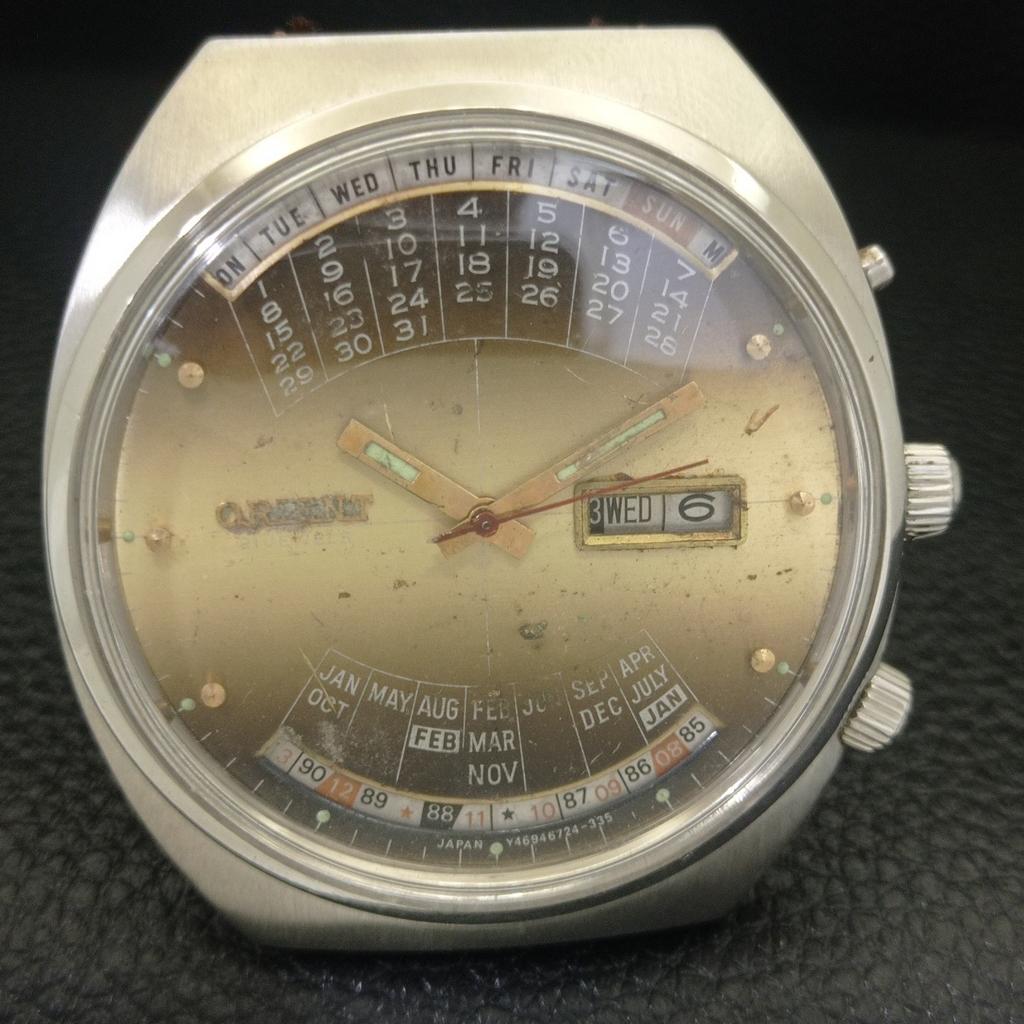 JAPAN VINTAGE ORIENT 100 YEARS AUTOMATIC MENS ORIGINAL DIAL WATCH a703117-1