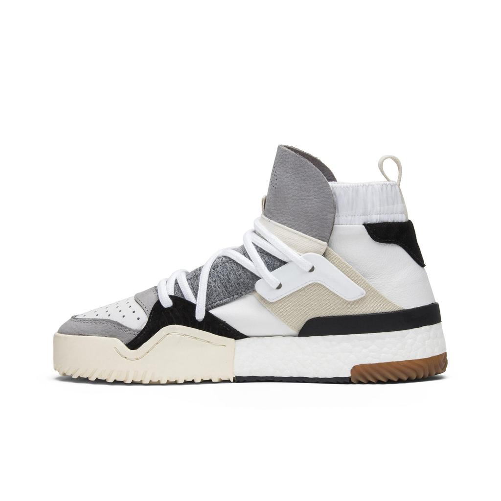 adidas AW BBall 'Cream' (Unisex) White / Cream / Black / Grey Skateboard Shoes CM7824