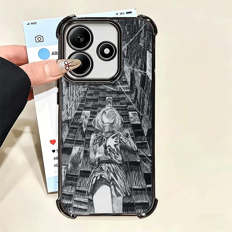 Ultimate Perspective Anime Soft Phone Case For Xiaomi Poco X7 X8 Pro Max X6 X5 X3 F8 Ultra F7 M8 M7 M5S Redmi 15C 15A 15 14C 13C