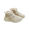 Shoes women's 2025 new popular high-top shoes thick-soled heightening dad shoes extra thick velvet shoes winter sports shoes