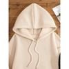 Letter Graphic Sweatshirt Men Women Loose Fleece Hoodie Pullover Hoodies Crewneck Pocket Clothes Couple Hoodies & Sweatshirts Unisex