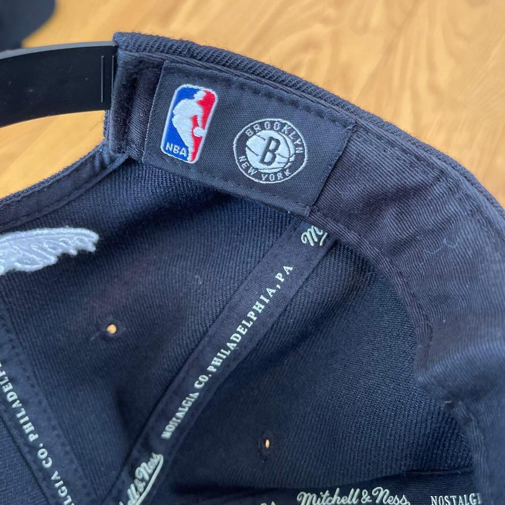 Used Mitchell & Ness Brooklyn NY Black Cap