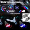2/4 Peças luz LED de porta de carro Logo de boas-vindas M X1 X2 X3 X4 X5 X6 X7 F15 E90 E92 E60 E61 E65 F01 F02 F15 F30 M5 G30 G38 iluminação.