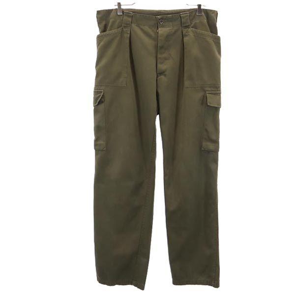 

Austrian Army 90s military cargo pants khaki Button fly Men s Used