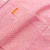 Men's Oxford Long-Sleeve Button-Down Shirt - Business Casual, Solid Color Versatile Cardigan