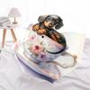 1pc Teacup Dachshund Umbrella with Plastic Handle,Suitable for All Seasons Home Travel Outdoor Umbrellaptys31029