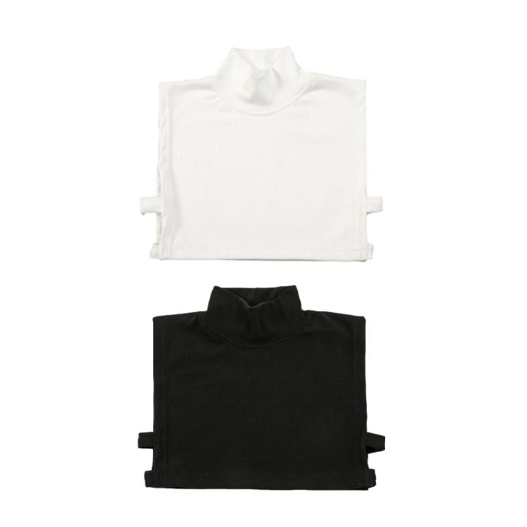 Collo Dolcevita Finto Elegante Monocolore Staccabile Maglia a Collo Alto Pullover Elastico Mezza Maglia per Donne Layering