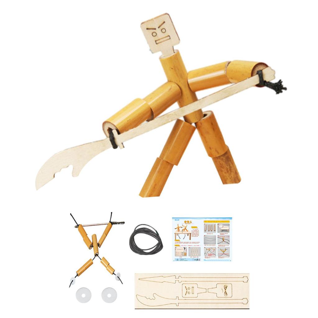 Bamboo Man Puppet Game for Tabletop Fun