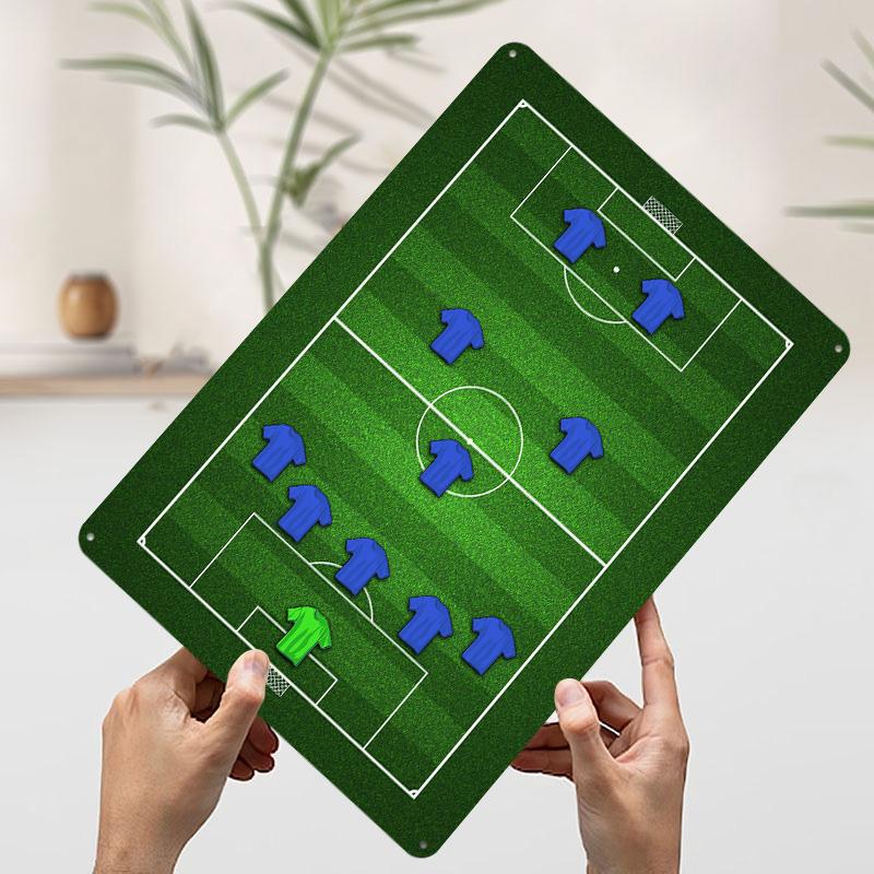 

Football Formation Printed Poster Customized Wall Art Retro Vintage Metal Tin Signs for Home Office Decor Room Decoration Gaming 7.9x11.8In(20x30cm)