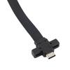 Durable 0.5m / 1.64ft Type E to Type C Cable 20Gbps Speed with Screws Data Transfer Converter Front Panel Adapter PC Building