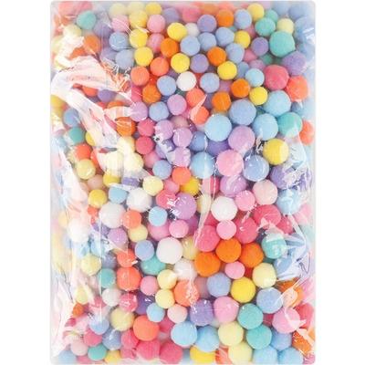Uniart Cotton Candy Pompon, Mixed, 1 Piece, Korean Toy Supplies