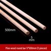 Round Pine Wood Stick for DIY Crafts and Models