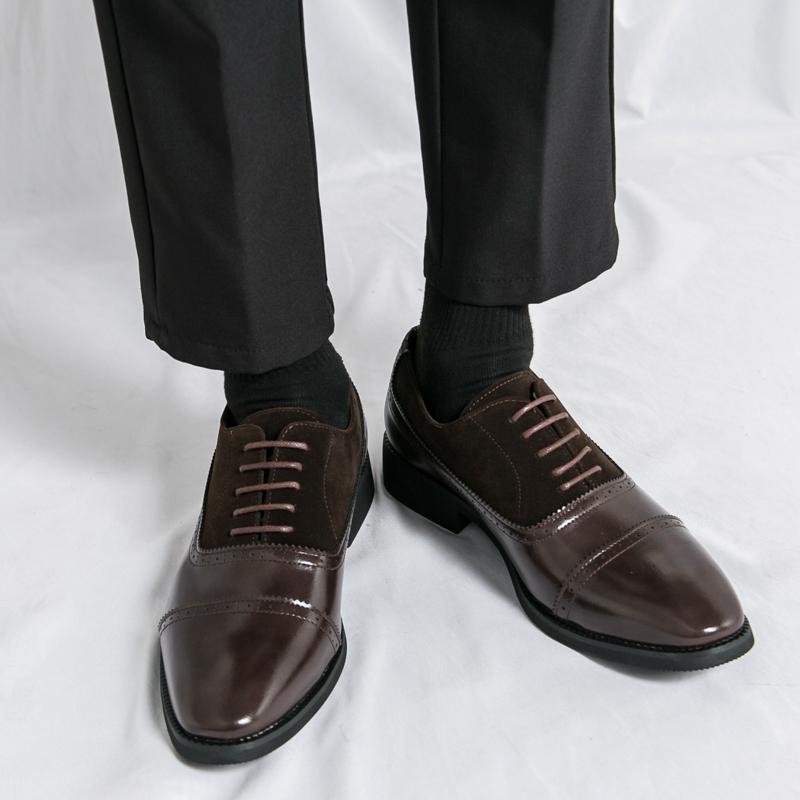 Herren Brogues Derbys Formelle Business Lederschuhe Herren Retro Stil Smoking Hochzeit Klassische Kleiderschuhe Übergröße