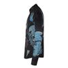 Cozy Up Men's Hipster Printed Slim Fit Long Sleeve Button Up Satin Dress Shirts