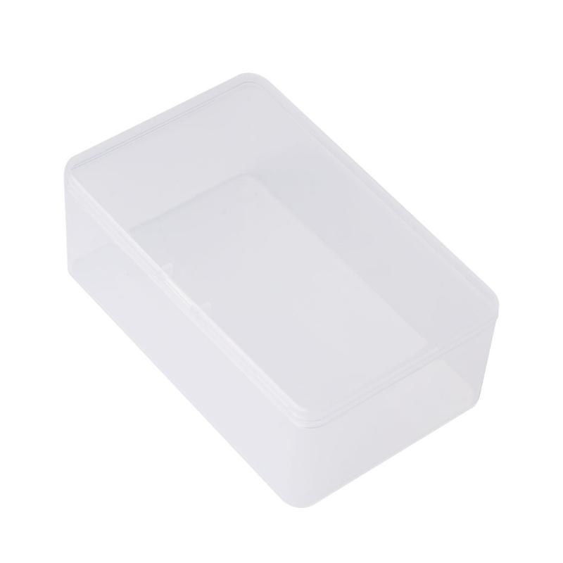 Square Transparent Storage Box Small Plastic Case For Jewelry Beads Small Parts Coins Screws Container Multiple Sizes Option