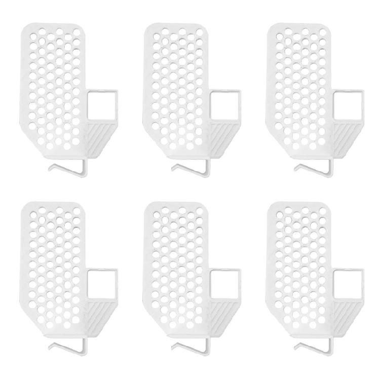 Kitchen Storage Dividers Sturdy Plastic Adjustable Refrigerator Shelves for Efficient Space Utilization