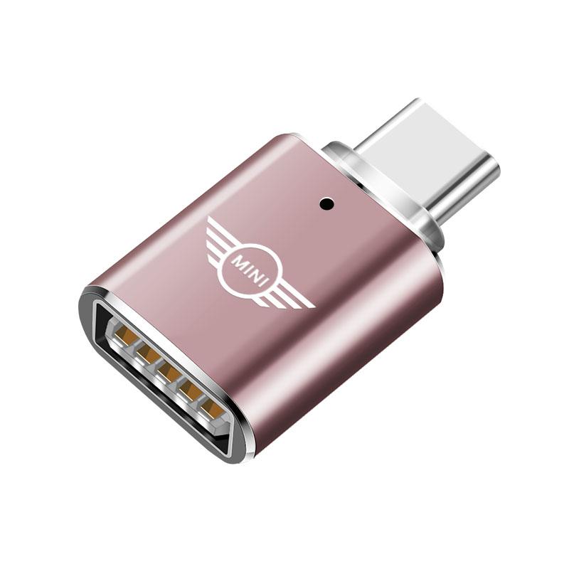 

Type C OTG Male To USB Female Adapter Converter Connector For BMW Mini Works Cooper F54 F55 F56 F57 F60 R50 R52 R53 R55 R56 R57
