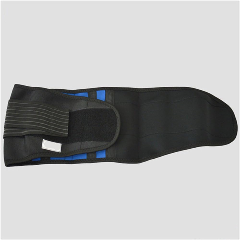 Neoprene Double Pull Posture Support Brace Lumbar Lower Back Support Brace Exercise Belt By Aofit (XXL(40-44 Inches) or (102-112 Cm), Black&Blue)