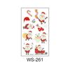 Christmas Luminous Tattoo Stickers Children's Luminous Tattoo Stickers Snowman Penguin Face Simulation Cartoon Stickers