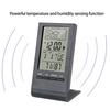 Digital Display Temperature Humidity Measurement Meter with Alarm Clock Thermometers Hygrometer for Home