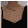 Elegant Multi-Color Zircon Necklace, Bracelet, and Earring Set: Double-Layered Luxury Women's Jewelry