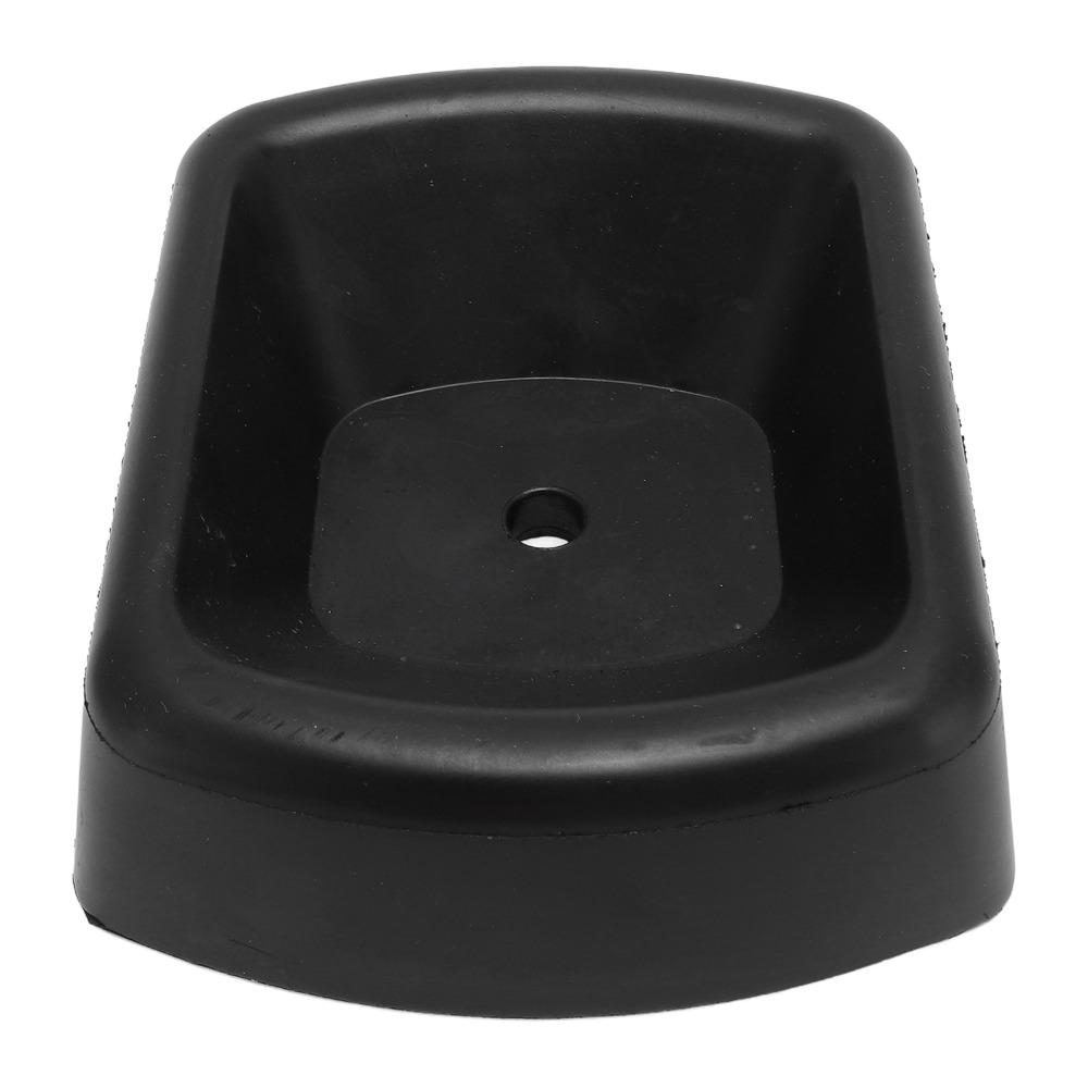 Black Trailer Wheel Chock 16.8 x 12.7 x 3.5cm Jack Stabilizer Rubber Wheel Chock For Boat Trailer