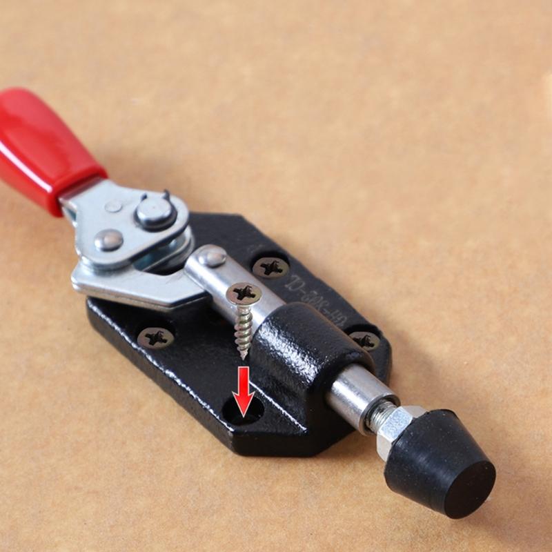Woodworking Table Clamp Strong Hold Hand Woodworking Tool Iron Woodworking Table Grip Suitable for Precise Woodworking