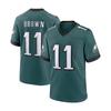 Philadelphia Eagles NFL Football Jersey Jalen Hurts 1 Saquon Barkley 26 Embroidered Team Sportswear Men