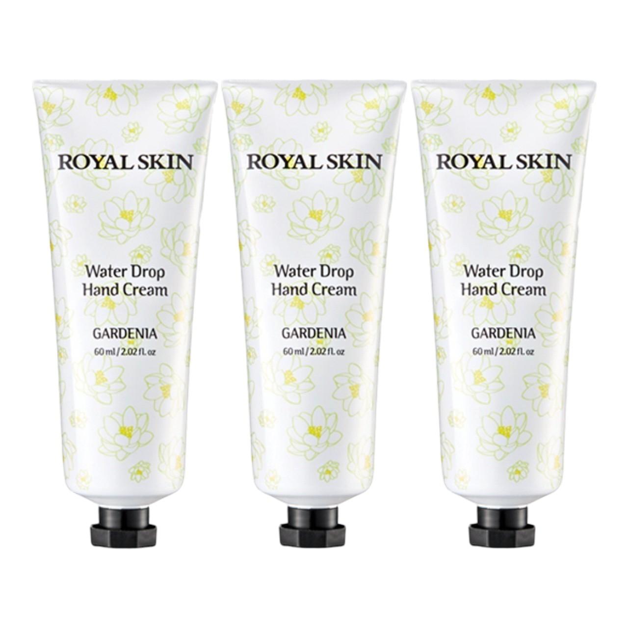

Royal Skin Water Drop Hand Cream Gardenia Deep Moisturizing & Refreshing 60ml x 3pcs