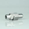 304 Stainless Steel Welded Straight-Through Connector with External Thread Union To Welding Head