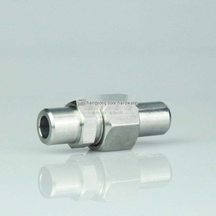 304 Stainless Steel Welded Straight-Through Connector with External Thread Union To Welding Head