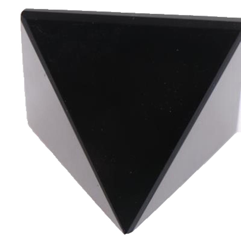 Obsidian Pyramid Natural Polished Surface Home Ornaments Desktop Decor