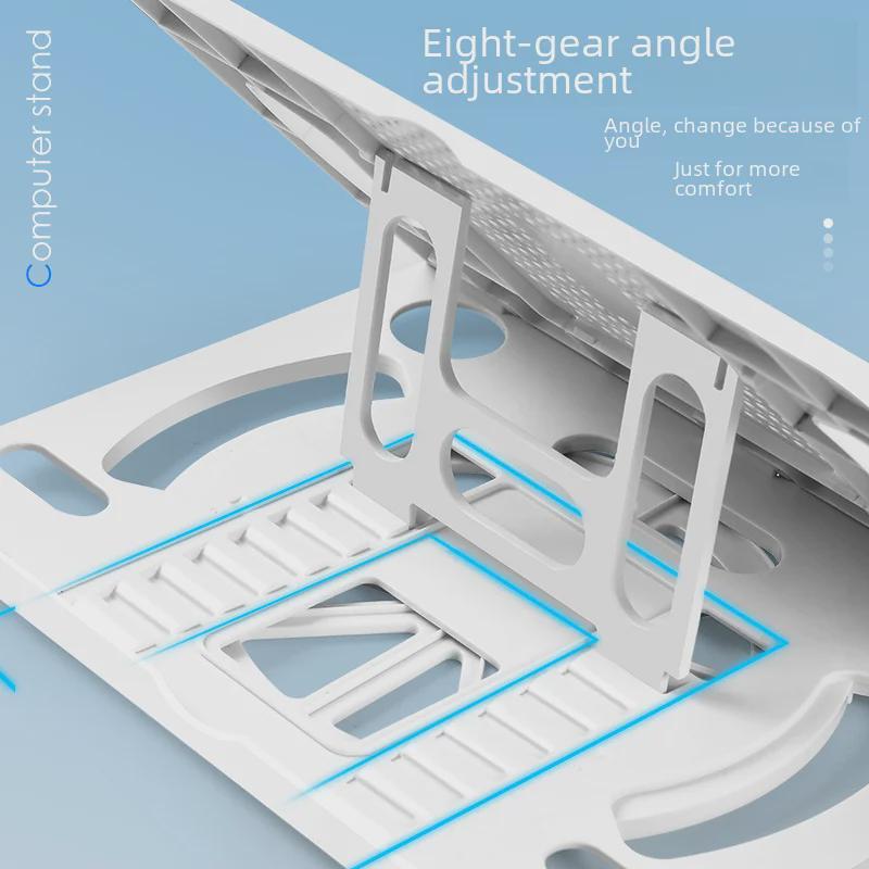 Suport portabil ergonomic pentru laptop cu funcții de răcire
