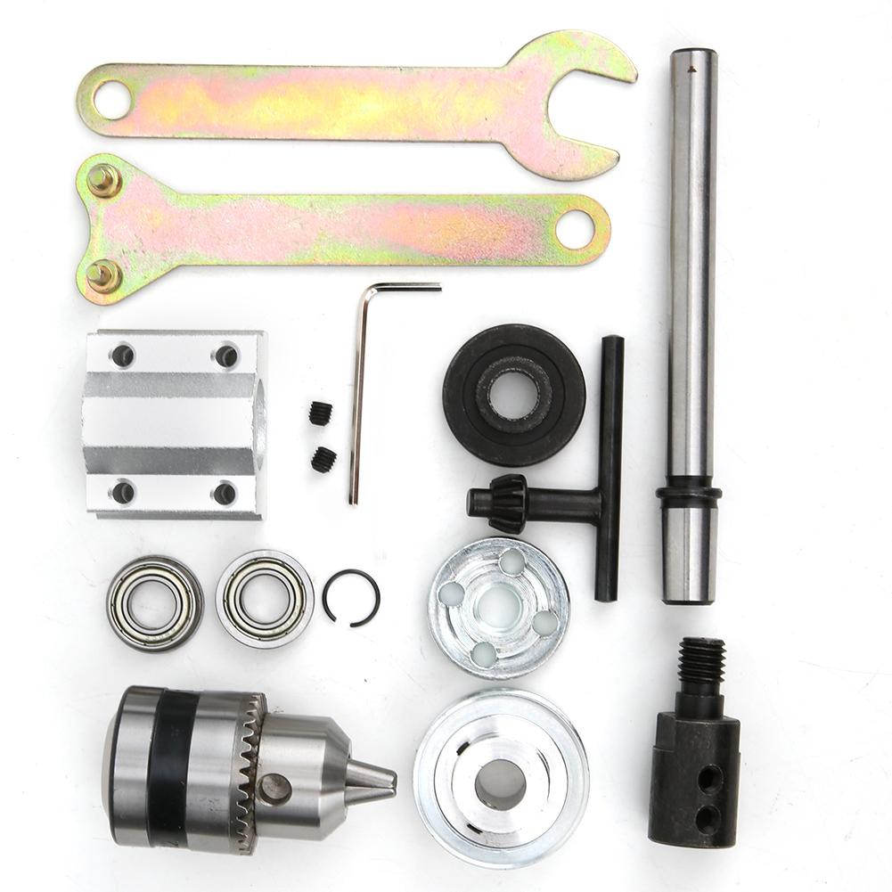 Unpowered Spindle Assembly DIY Woodworking Cutting Grinding Table Drill Accessory B12 Drill Chuck