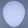 Translucent White Lampshade Diffuser 215-370Mm Diameter 1Mm Thick Round Diffuser Sheet For Drum Lampshades Pendants Light