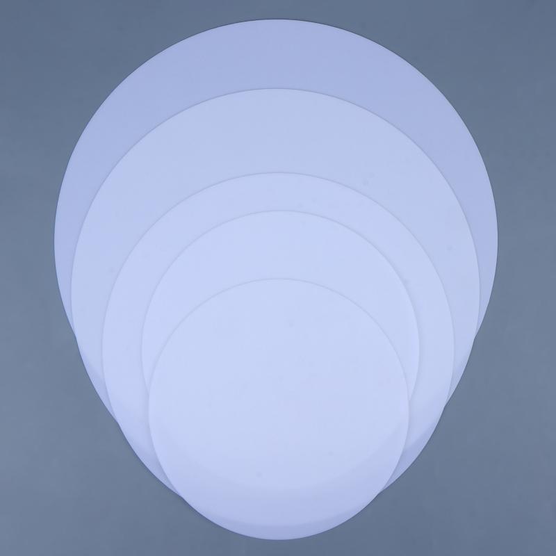 Translucent White Lampshade Diffuser 215-370Mm Diameter 1Mm Thick Round Diffuser Sheet For Drum Lampshades Pendants Light