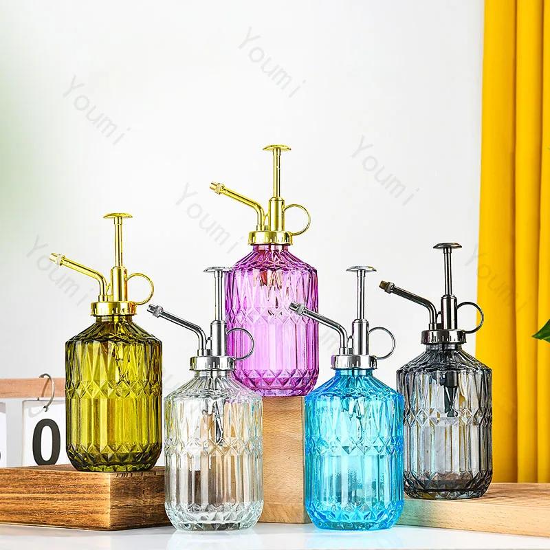 Retro Relief Sprayer Glass Bottle Gardening Home 400 ML Large Capacity Container Bottle Bathroom Decoration Sanitize Bottles