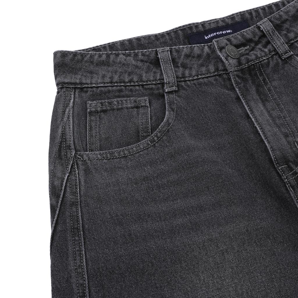 INTERCREW Women'S Cutout Detail Grey Denim Pants D Grey Ita3El52Adg