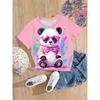 Girls' Clothing Cute Animal Elephant & Deer 3d Print Fashion Casual T-Shirts Funny Girls' T-Shirts