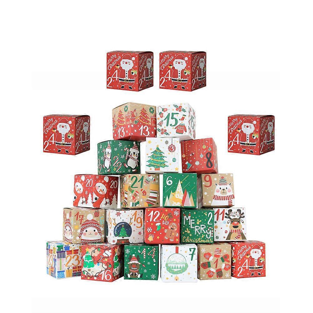 Festival Presents Boxes Decorative Holder for Party 72Pcs
