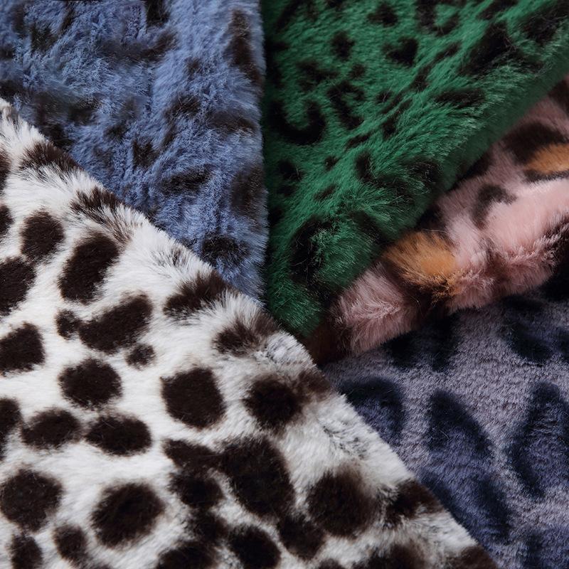 

1/2/3 Yard Imitation Rabbit Hair Fur Fabric Leopard Tiger Cow Pattern Soft Plush Faux Fur Fabric Diy Sewing Material Background 1 Yard