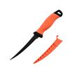 Non-slip Fish Scale Scraper Stainless Steel Fish Fillet Cutting Knife Rubber Handle Multifunctional Fishing Knife Fishing Tool Fishing Gear