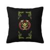 Valknut Symbol And Runes On Wood Norse Viking Odin Square Pillowcase Cushion Cover Pillow Case Throw Pillow Cover