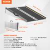 SucceBuy Portable Wheelchair Ramp Non-Slip Aluminum Folding Threshold Ramp Foldable Mobility Scooter Ramp Wheel Chair Ramp