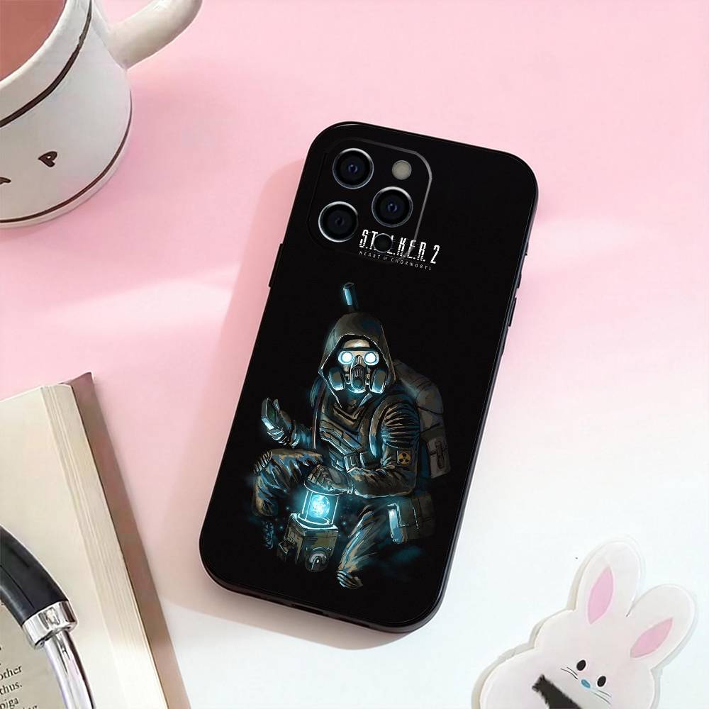 

S-STALKER 2 Heart of C-Chornobyl Phone Case For iPhone 17,16,15,14,13,12,11 Plus,Pro Max,Soft Silicone Black Cover iPhone13PRO
