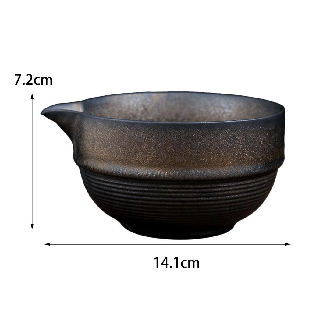 480ml Ceramic Handmade Green Tea Cup Handcrafted Japanese Traditional Matcha Bowl DIY Tea Accessories for Tea Lovers